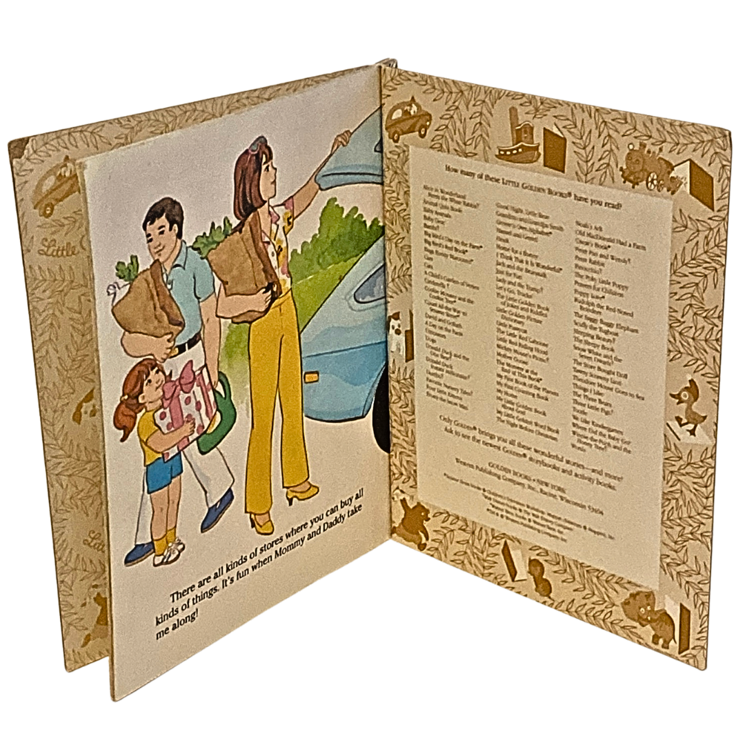 Let’s Go Shopping! Little Golden Book Steven Lindblom Kathy Allert Vintage 1980s