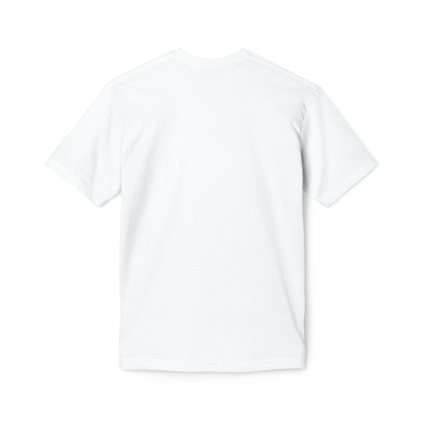 White t-shirt on a white background