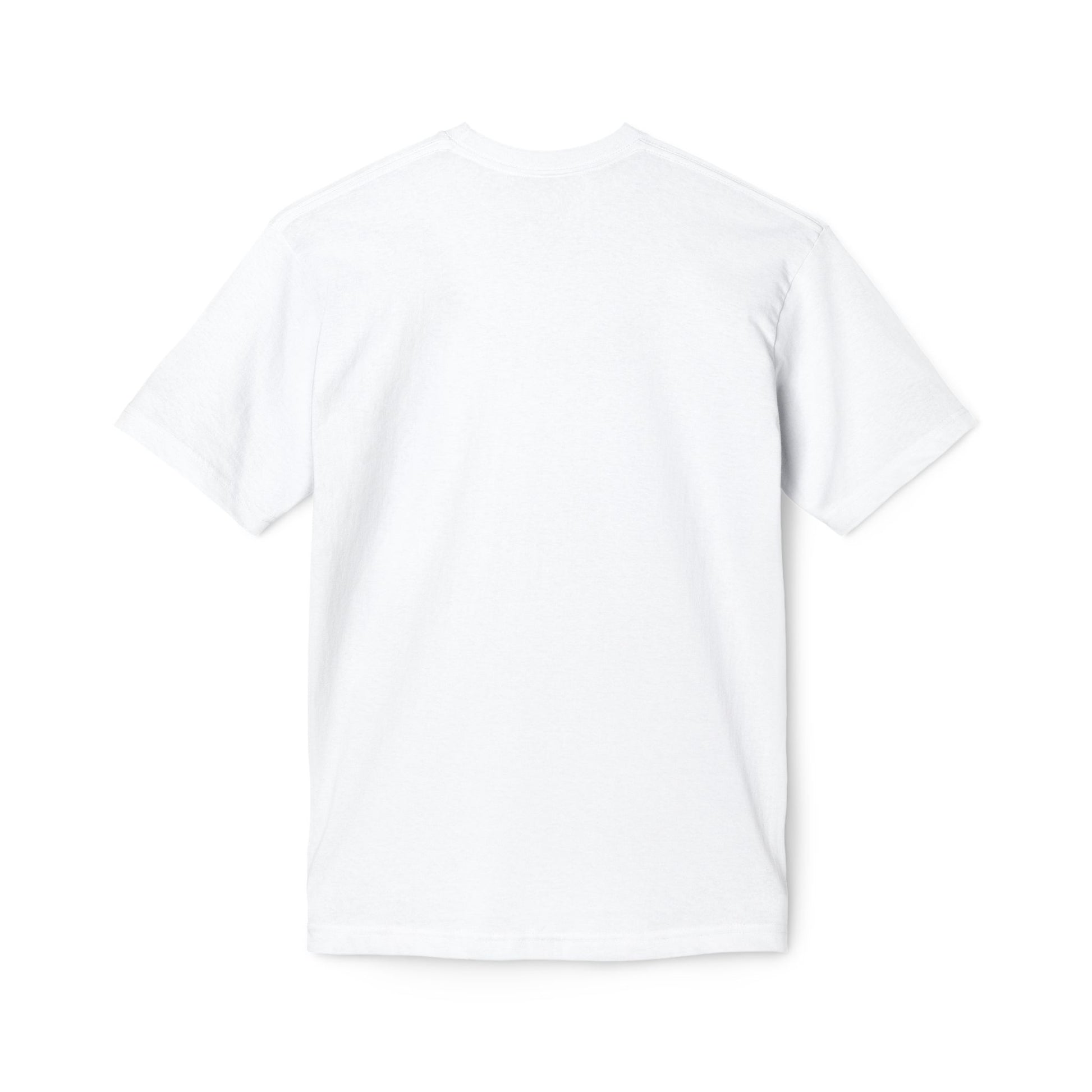 White t-shirt on a white background