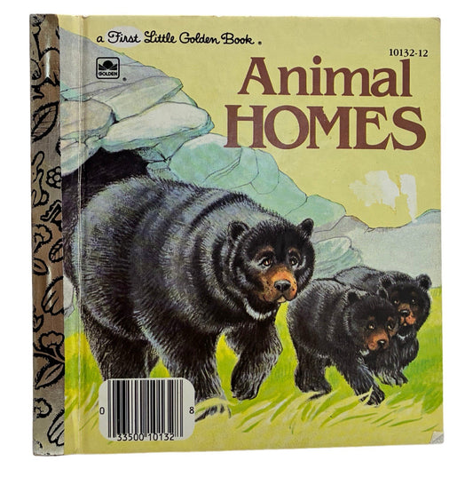 Vintage 1982 Little Golden Book “Animal Homes” by E.K. Davis - Hardcover