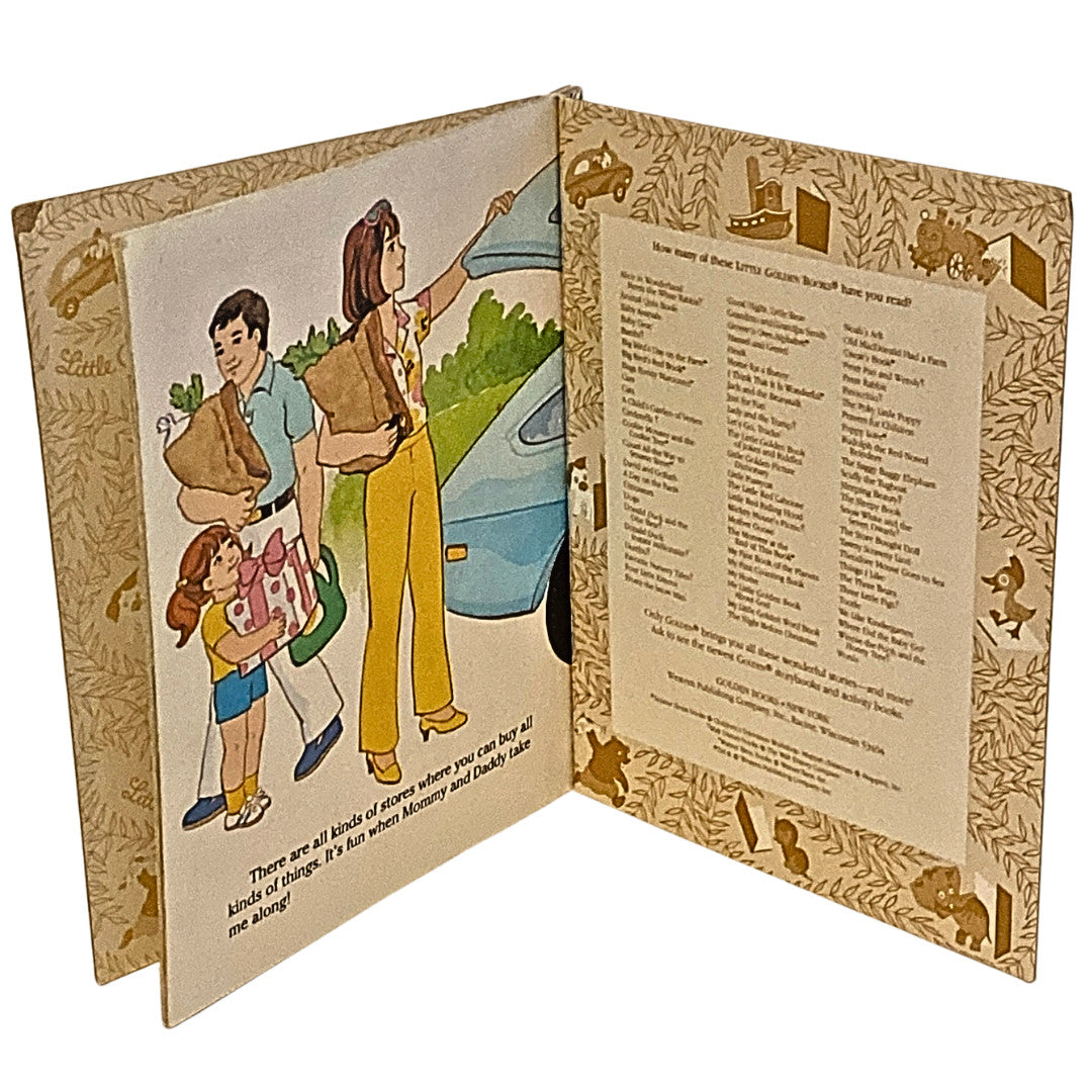 Let's Go Shopping! Little Golden Book Steven Lindblom Kathy Allert Vintage 1980s