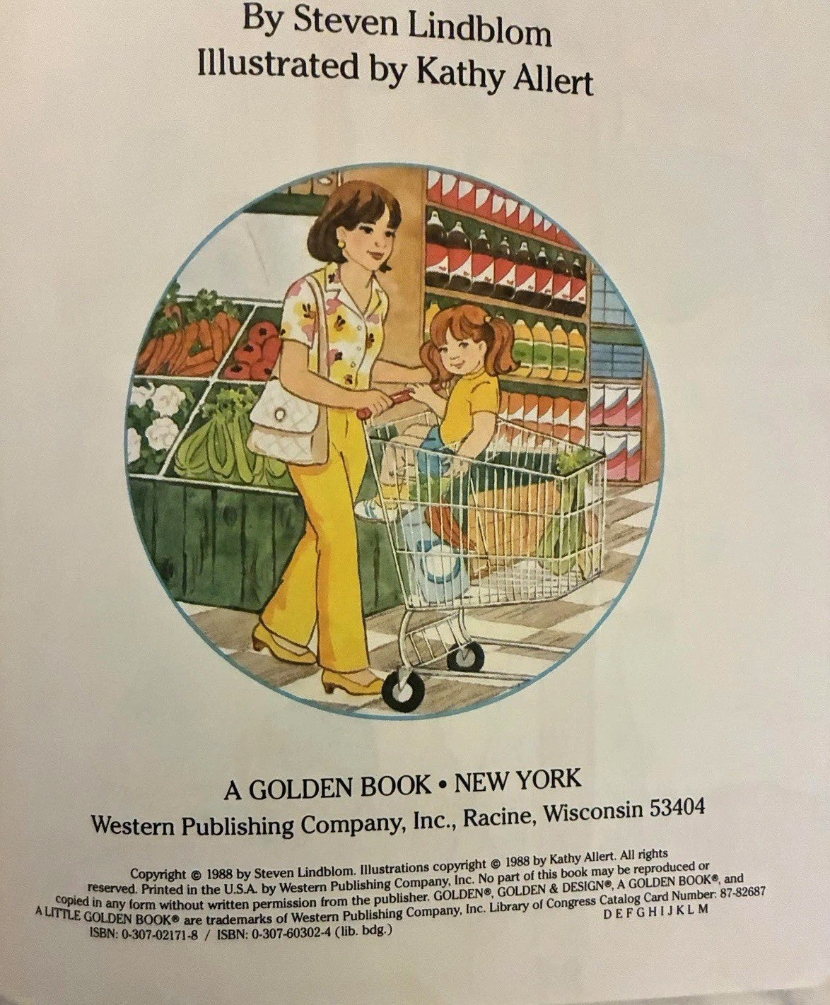 Let's Go Shopping! Little Golden Book Steven Lindblom Kathy Allert Vintage 1980s