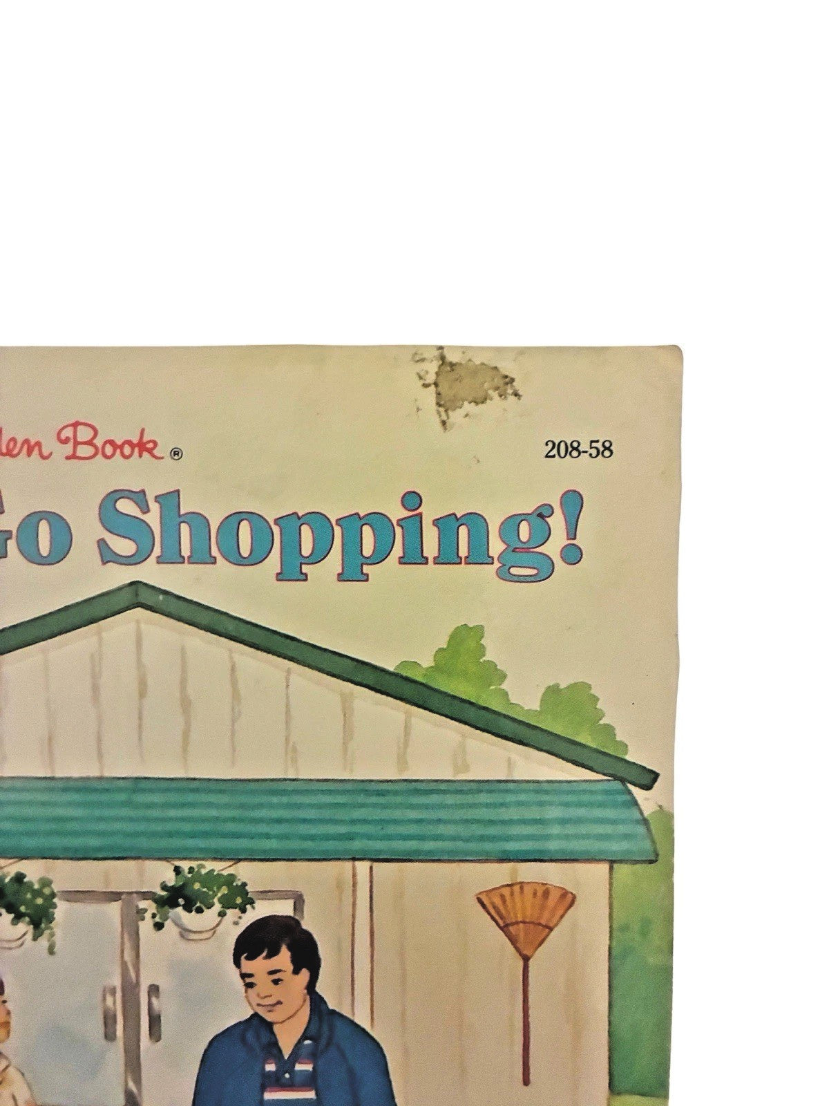 Let's Go Shopping! Little Golden Book Steven Lindblom Kathy Allert Vintage 1980s