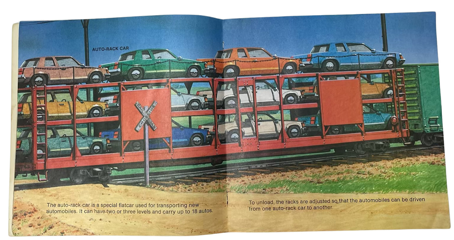 All Aboard Trains – 1989 Platt & Munk Picture Book – Harding & Courtney – VTG