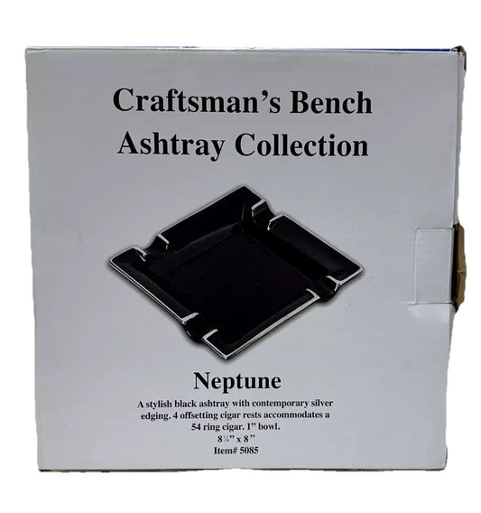 Craftsman's Bench Cigar Ashtray Collection Neptune New in Box, Perfect Condition